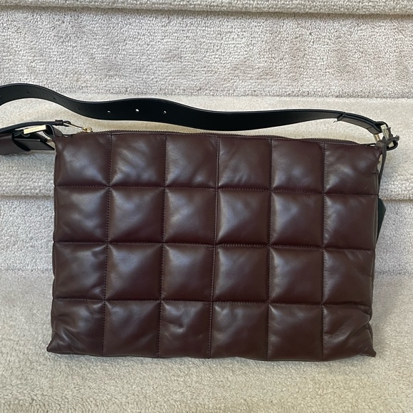 All Saints Bags Allsaints Edbury Leather Quilt Bag Never Carriedbrownburgundy Rare Find